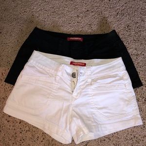 TWO pairs of shorts
